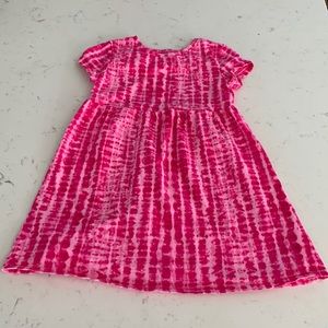 Pink tie-dye Old Navy toddler dress